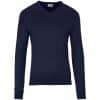 Mens Long Sleeve Peru V-Neck Jersey - Navy