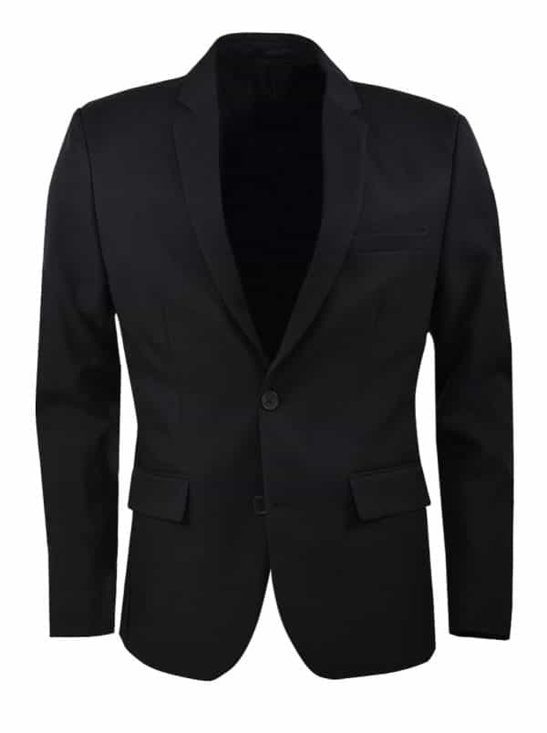 Mens Damon Slim Fit Jacket Double Button - Navy