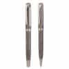 Wallstreet Metal Ballpoint Pen and Rollerball Set