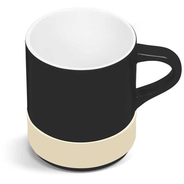 Kooshty Mixalot Black Mug - 320ml - Cream