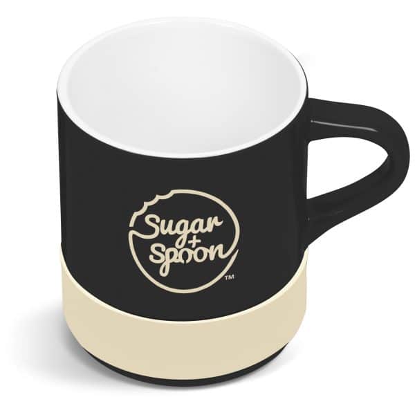 Kooshty Mixalot Black Mug - 320ml - Cream