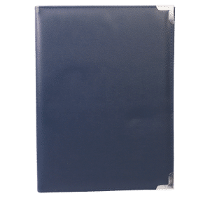 A4 Folder with Metallic Corners