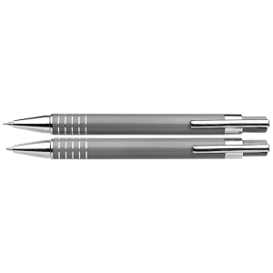 Lacquered Barrel Matching Ballpoint Pen and Clutch Pencil Set