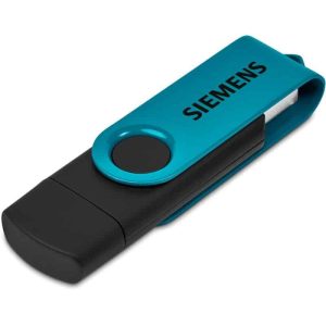 Shuffle Gyro Black Flash Drive - 32GB