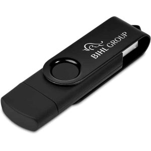 Shuffle Gyro Black Flash Drive - 32GB