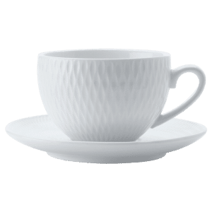 White Basics Diamonds Demi Cup and Saucer 90ml