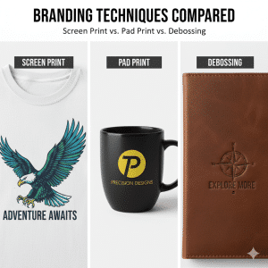 3 Branding Methods & Matching Promotional Product Types