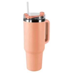 1.2L Double Walled Travel Mug with Straw
