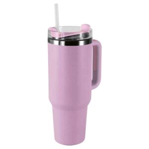 1.2L Double Walled Travel Mug with Straw