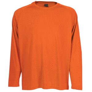 135G Long Sleeve Polyester T-Shirt