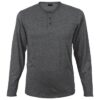 145g Henley Long Sleeve T-Shirt Mens