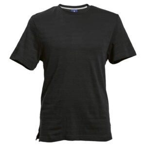 170G Pique Knit Jacquard Stripe T-Shirt