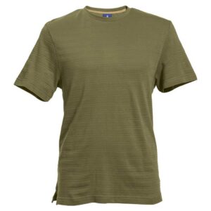 170G Pique Knit Jacquard Stripe T-Shirt