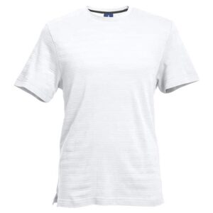 170G Pique Knit Jacquard Stripe T-Shirt