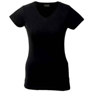 170g Slim Fit V-Neck T-Shirt Ladies