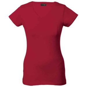 170g Slim Fit V-Neck T-Shirt Ladies