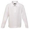 175g Pique Knit Long Sleeve Golfer Kiddies