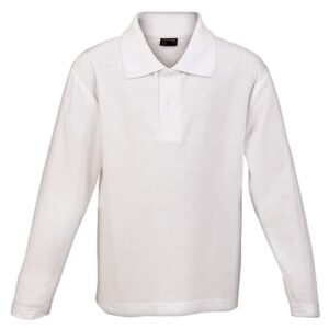 175g Pique Knit Long Sleeve Golfer Kiddies