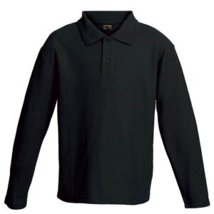 175g Pique Knit Long Sleeve Golfer Kiddies