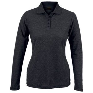 175g Pique Knit Long Sleeve Golfer Ladies