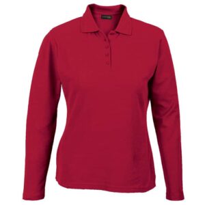 175g Pique Knit Long Sleeve Golfer Ladies