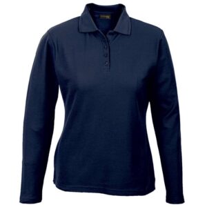 175g Pique Knit Long Sleeve Golfer Ladies