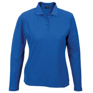 175g Pique Knit Long Sleeve Golfer Ladies