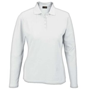 175g Pique Knit Long Sleeve Golfer Ladies