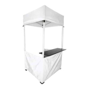 1X1 Aluminium Kiosk With Shelf