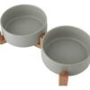 2-Piece Pet Bowl & Stand