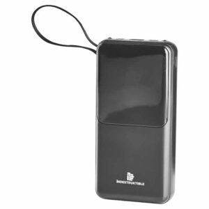 20000mAh power bank with built in cables