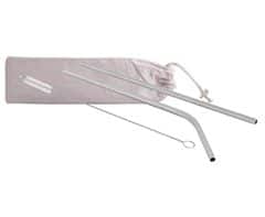 3-Piece Stainless Steel Straws – Pipe Cleaner