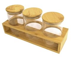 3-Piece Storage Jars – Stand