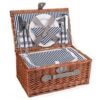 4 -Person Wicker Picnic Basket