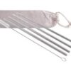 5-Piece Stainless Steel Straws with Pipe Cleaner