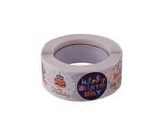500Pcs Sticker Roll – Happy Birthday