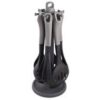 6-Piece Kitchen Utensils Set with Rotating Stand