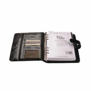 A5 Genuine Leather Organiser with Tab Closure
