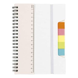 A5 Notebook With Sticky Notes And Ruler
