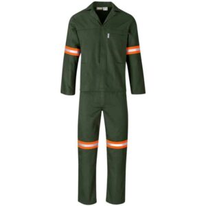 Acid Resistant Polycotton Conti Suit – Reflective Arm – Legs – Orange Tape