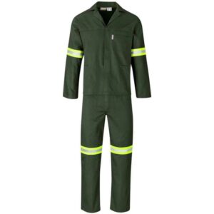 Acid Resistant Polycotton Conti Suit – Reflective Arm – Legs – Yellow Tape