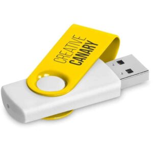 Altitude Axis Gyro White Flash Drive – 16GB