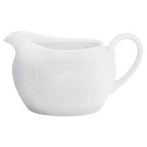 Arctic White Gravy Boat with Saucer