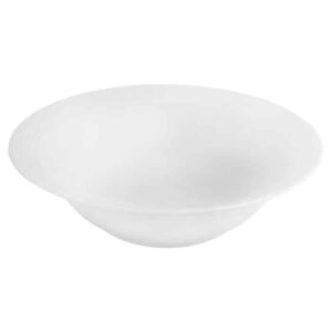 Arctic White Round Salad Bowl