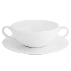 Arctic White Soup Cup and Saucer