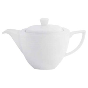 Arctic White Square Tea Pot