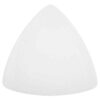 Arctic White Triangle Plate