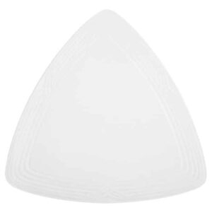 Arctic White Triangle Plate