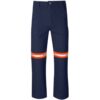 Artisan Premium 100% Cotton Pants – Reflective Legs – Orange Tape