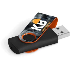 Axis Gyro Black Flash Drive – 32GB